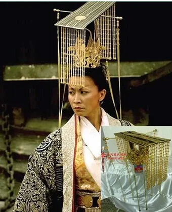 Top Quality Chinese Ancient Empress Hair Tiaras Female Costume Accessory Chinese Movie The Empire of Great Director Di Renjie shantae risky’s revenge – director’s cut