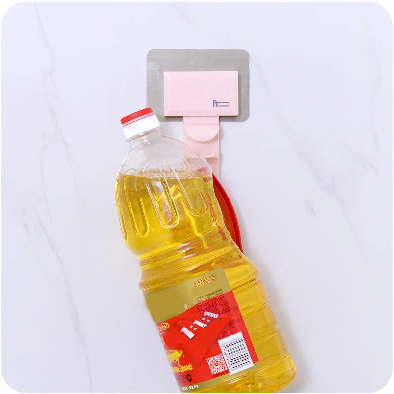 

All Round Seamless Adhesive Wall Hook Durable Abs Environmentally Friendly Pollution-free Bathroom Kitchen Accessories
