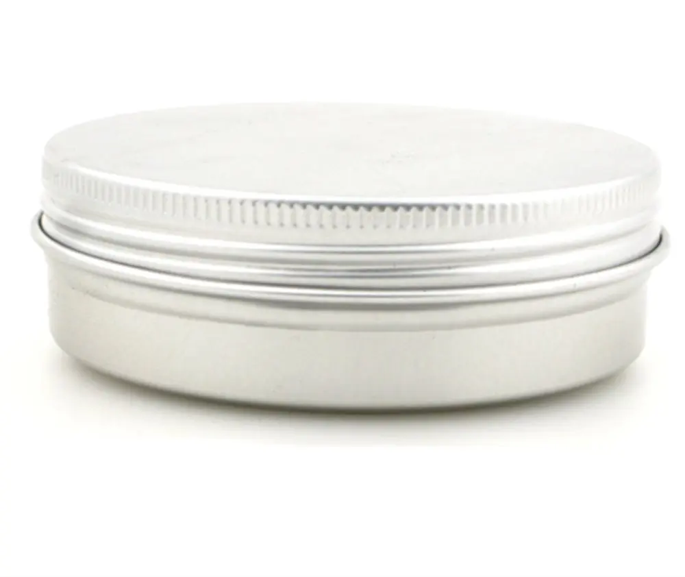 

100ml Aluminium Tins pot,containers with screw thread ,Lip Balm Gloss Candle
