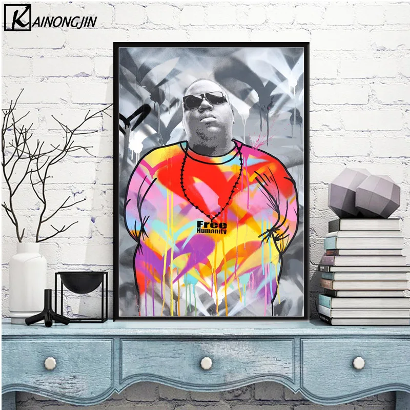 Известный B.I.G. Плакат Biggie Тупак Шакур 2pac плакаты и принты художественные
