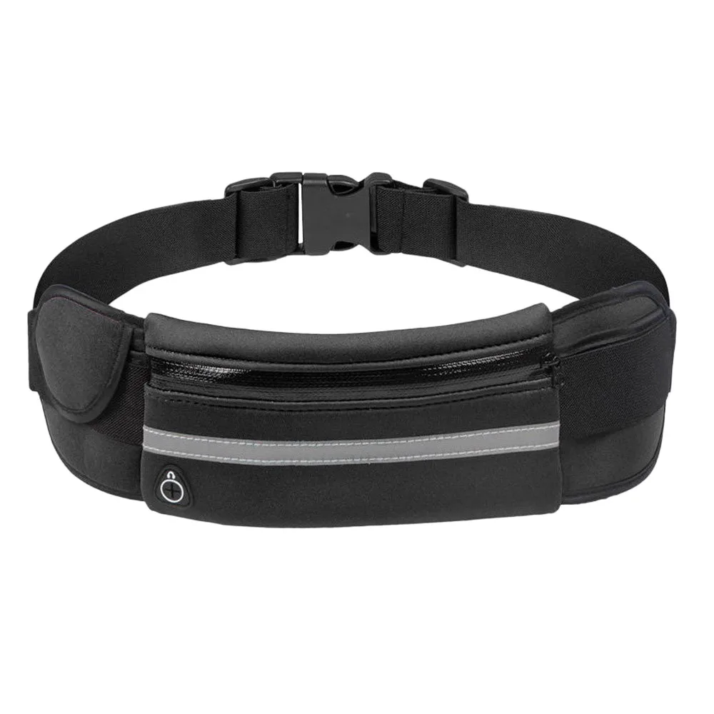 

Home&Nest 85cm Men Women Sports Belt Outdoor Stretch Sports Belt With Pockets Suit Cycling Running Walking Fitness Shopping #215