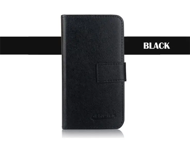 Чехол-Бумажник для телефона TEENO Vmobile XS Pro с отделением для карт - Цвет: BLACK