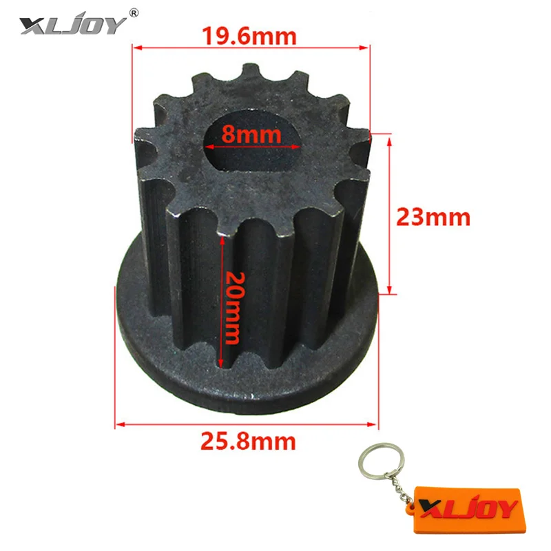13T Tooth Scooter Electric Motor Front Gear Pinion Sprocket Belt Pulley