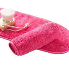 Natural Antibacterial Protection Makeup Remover Cleansing Beauty Wash Tools Reusable Microfiber Facial Cloth Face Towel