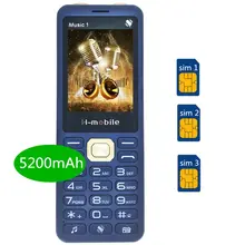 Real 5200 mAh power bank 3 SIM sing song сотовый телефон супер музыка двойной динамик дешевый китайский мобильный телефон H-mobile iMusic1