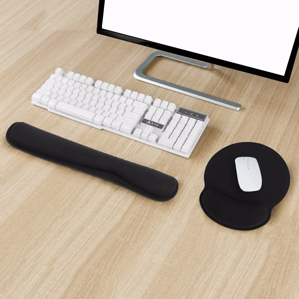 Мышь Pad расширить пены памяти нескользящий коврик Поддержка наручные Комфорт офис для стол для компьютера; стол игровой мат Мышь игровой