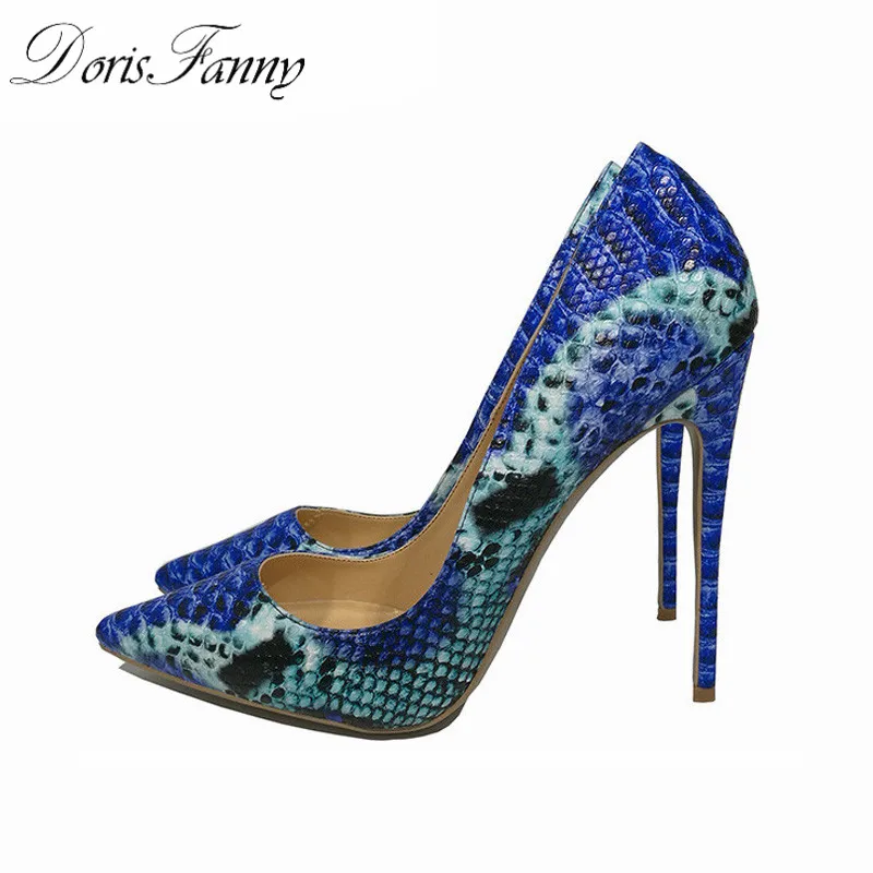 escarpins serpent femme