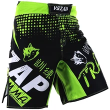 VSZAP MMA мужские шорты Санда Муай Тай повседневные мужские шорты брендовая одежда прострочка промежность эластичная ткань ЗЕЛЕНЫЙ ВОЛК прочный