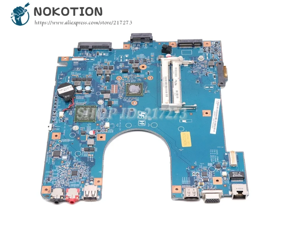 Popular  NOKOTION For Sony VAIO VPC-EL VPCEL22FX Laptop Motherboard DDR3 A1843425A MBX-252 48.4MS01.011 MAIN