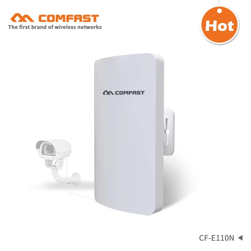 

COMFAST 300M outdoor wireless mini cpe CF-E110N wifi range extender repeater network bridge for point to point wifi transmission