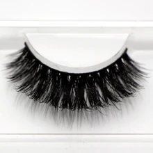 Free Shipping 3pcs/lot RMZ26 100% real siberian 3d mink fur strip false eyelash long individual eyelashes mink lashes extension
