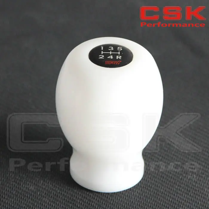 

5MT Shift Knob Legacy GDA GDB GC8 WHITE for JDM Su baru WRX Impreza STI white color