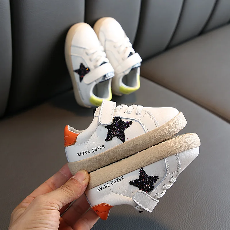 

2019 Children's Shoes Autumn Boys and Girls Five-pointed Star Casual Shoes Soft Bottom Shoes Baby Toddler Shoes