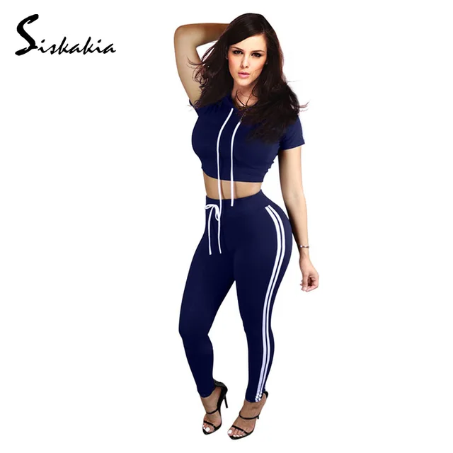 Women 2 Pieces Bodycon Hoodies Sweatshirt Suit Set Summer Female Cotton Casual Bodysuit Playsuit Club Outfit Women 2 Pieces Bodycon Hoodies Sweatshirt Suit Set Summer Female Cotton Casual Bodysuit Playsuit Club Outfit