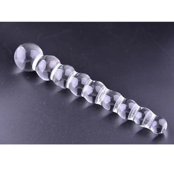 ANAL PLUG glass dildo artificial penis dick vibrator crystal anal bead butt plug prostate massage masturbate Sex toy for adult 4