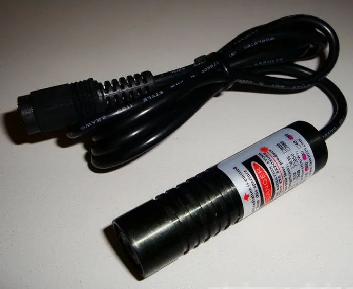 

TTL LINE 100mw 405nm violet laser module with DC6V power adapter 1Hz-1000KHz 16x60mm