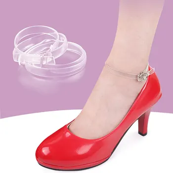 

from wrapping around the neck of the foot, and from losing their heels. Transparent, multi-functional invisibility