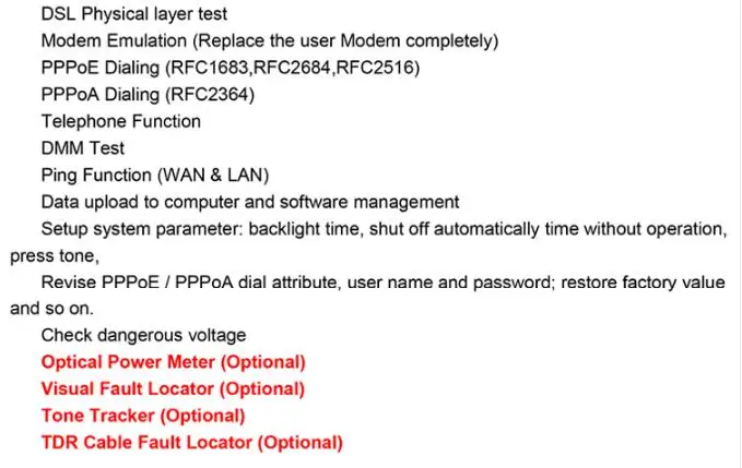 ADSL TESTER 5