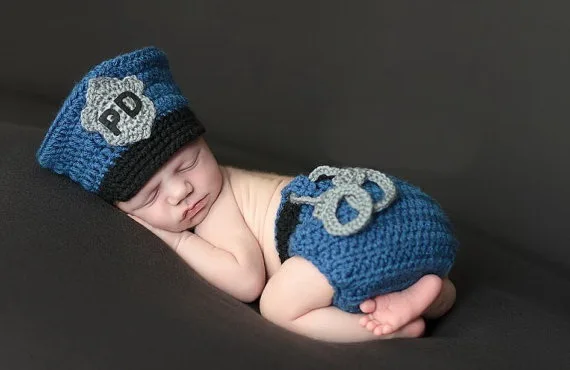 baby police hat