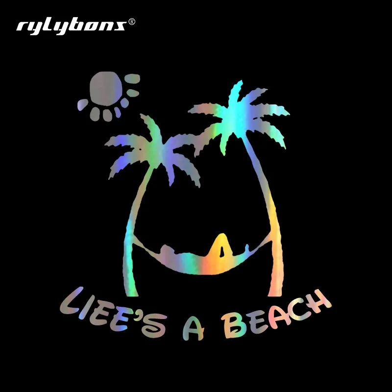 Rylyхорос Liee's A Beach Car Styling для автомобильных аксессуаров окна стены всего тела