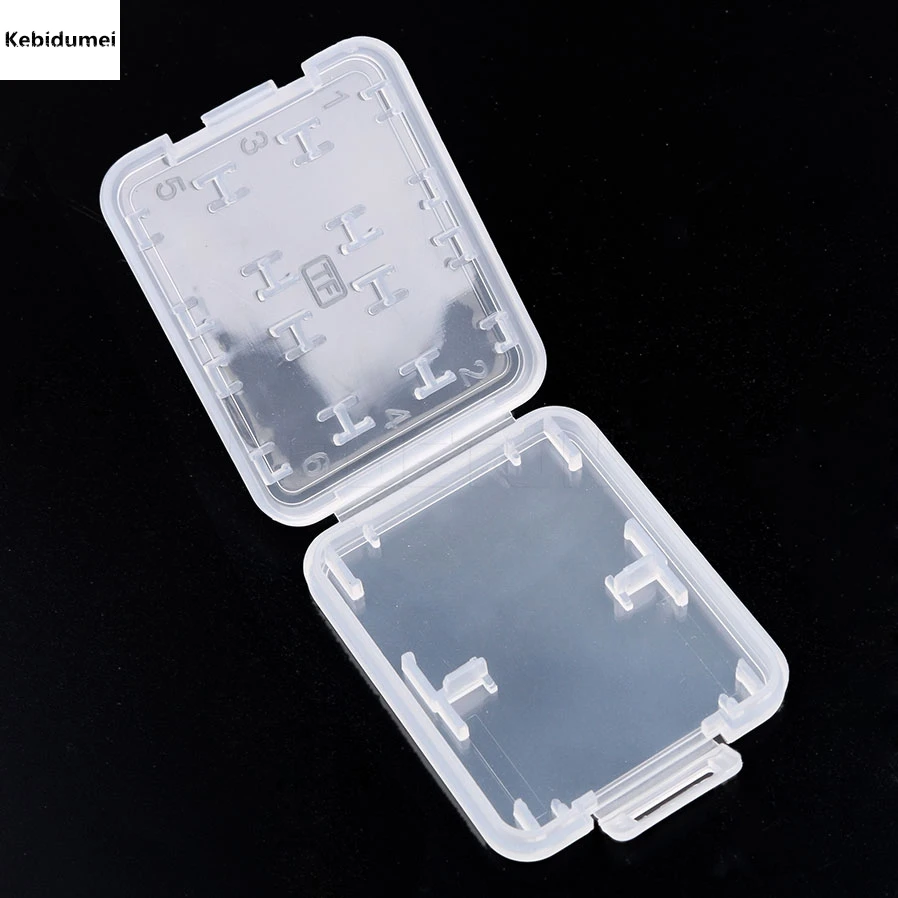 

2017 Newest Arrival High Quality 8 in 1 Plastic Micro for SD SDHC TF Memory Card Storage Case Box Protector Holder case