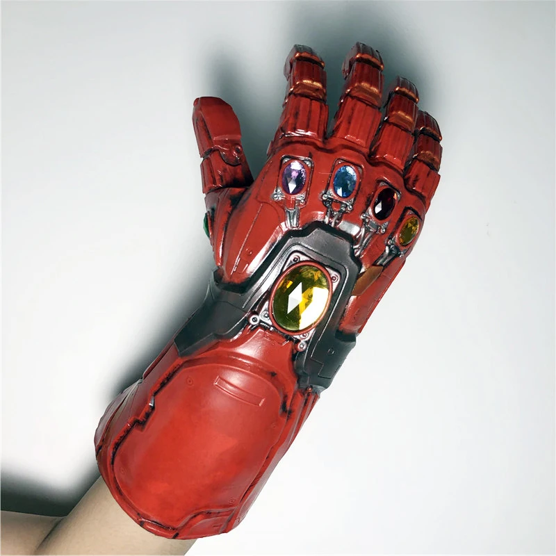 Avengers Endgame Iron Man The Hulk Cosplay Glove Latex Gauntlet Gloves Thanos Hulk Tony Stark Halloween Costume Glove Props