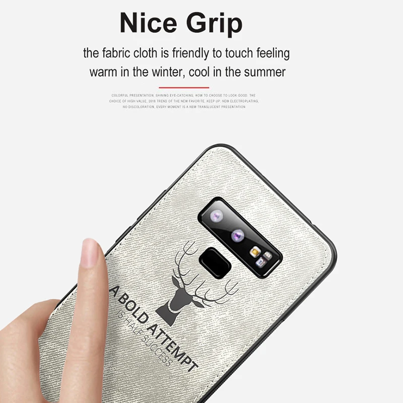 MAKAVO-For-Samsung-Galaxy-Note-9-Case-Retro-Fabric-Cloth-Texture-Soft-Cover-Anti-Sweat-Phone (1)