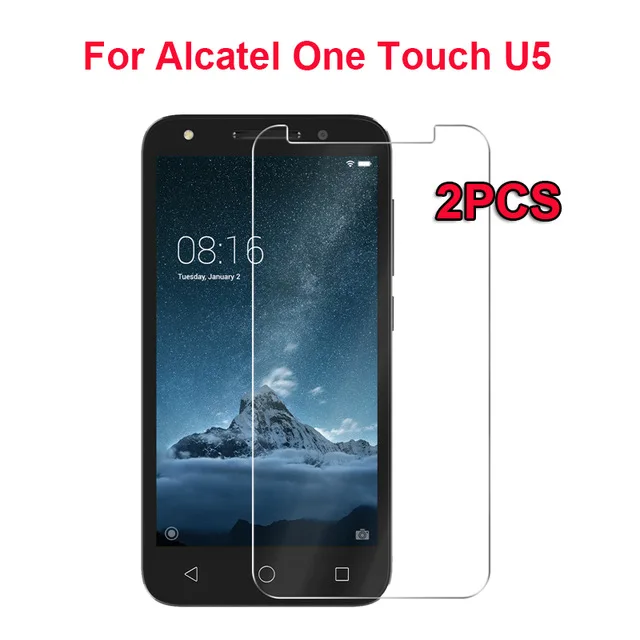 Закаленное стекло для Alcatel U5 HD 2 шт. закаленное 5047D 5047Y 5044D 5044Y Защита экрана U 5