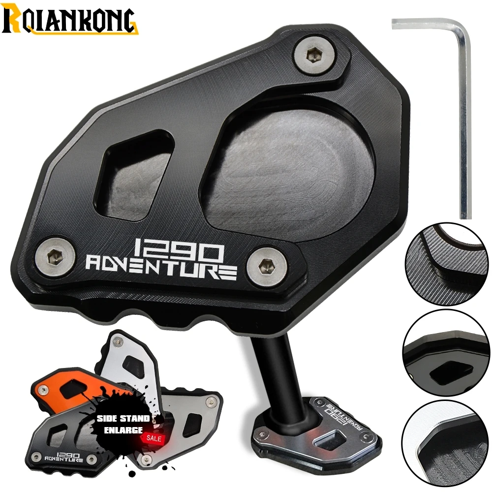 

Motorcycle aluminum bracket side bracket expansion backplane foot amplifier For KTM 1290 Adventure with logo1290