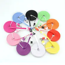 2 м/6 футов плоский тонкий кабель для samsung Android кабели для смартфонов 100 шт