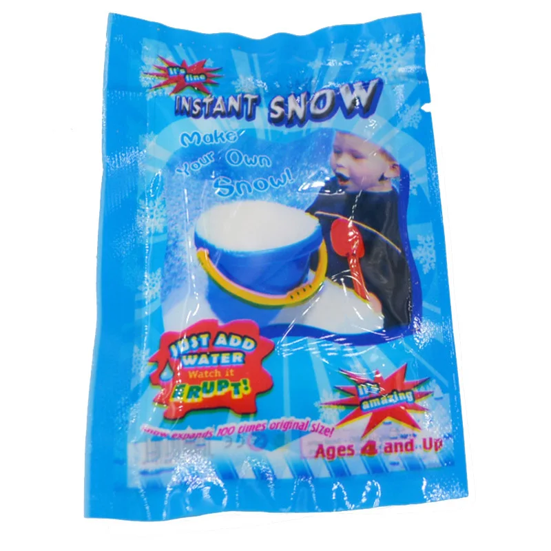 10pcs/lots White Frozen Snow Christmas Wedding Fake Magic Instant Snow Fluffy Super Absorbant Winter Decorations Party Navidad 10pcs/lots White Frozen Snow Christmas Wedding Fake Magic Instant Snow Fluffy Super Absorbant Winter Decorations Party Navidad