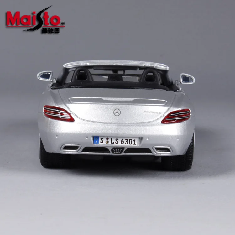 Maisto 1:24 Mercedes-Benz SLS AMG имитация сплава Модель автомобиля ремесла украшение Коллекция игрушек инструменты подарок