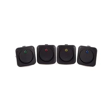 

1PC 12V 25A universal conversion switch with work indicator car switch thumb switch (RED/BLUE/GREEN/YELLOW)