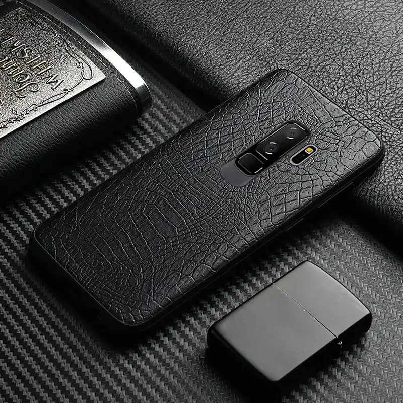 For Samsung Galaxy S9 case samsung S9 plus cover business style crocodile leather coque for galaxy S8 cover s8 phone case