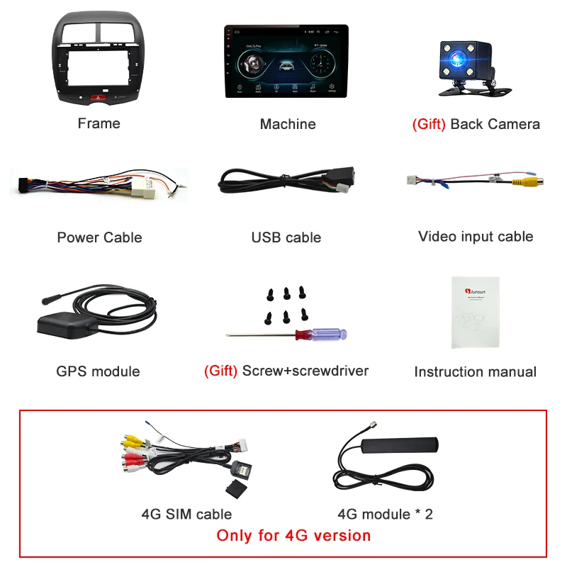 Best AWESAFE 2 din Android 8.1 Car Radio Multimedia video player gps navigation For Mitsubishi ASX 2010-2018 gps headunit 4g wifi ips 20