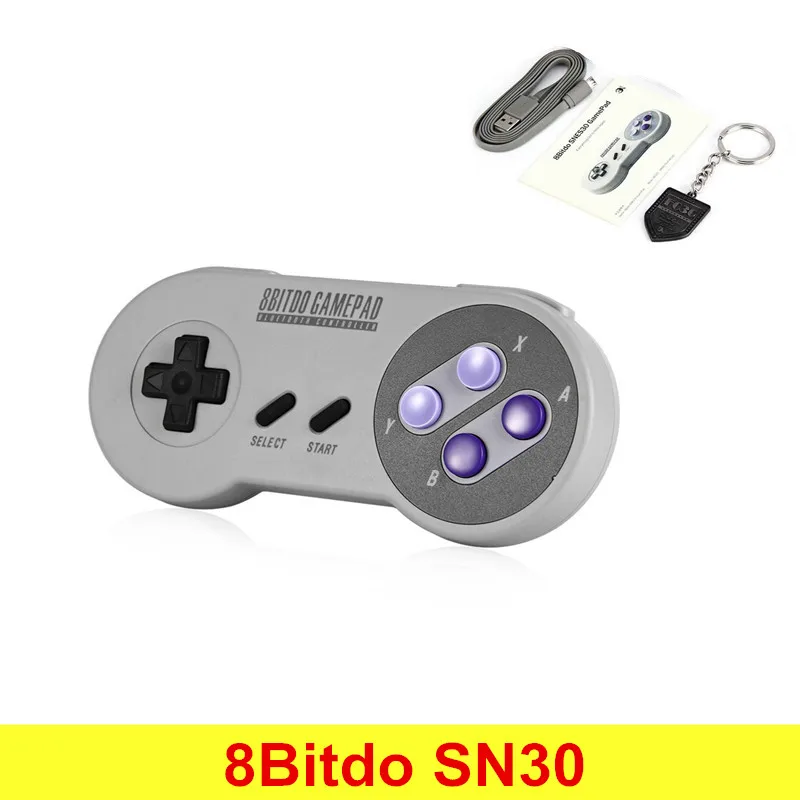 

Original 8Bitdo SN30 Wireless Bluetooth Game Controller Gamepad Joystick Selfie for Switch Android PC Mac Linux