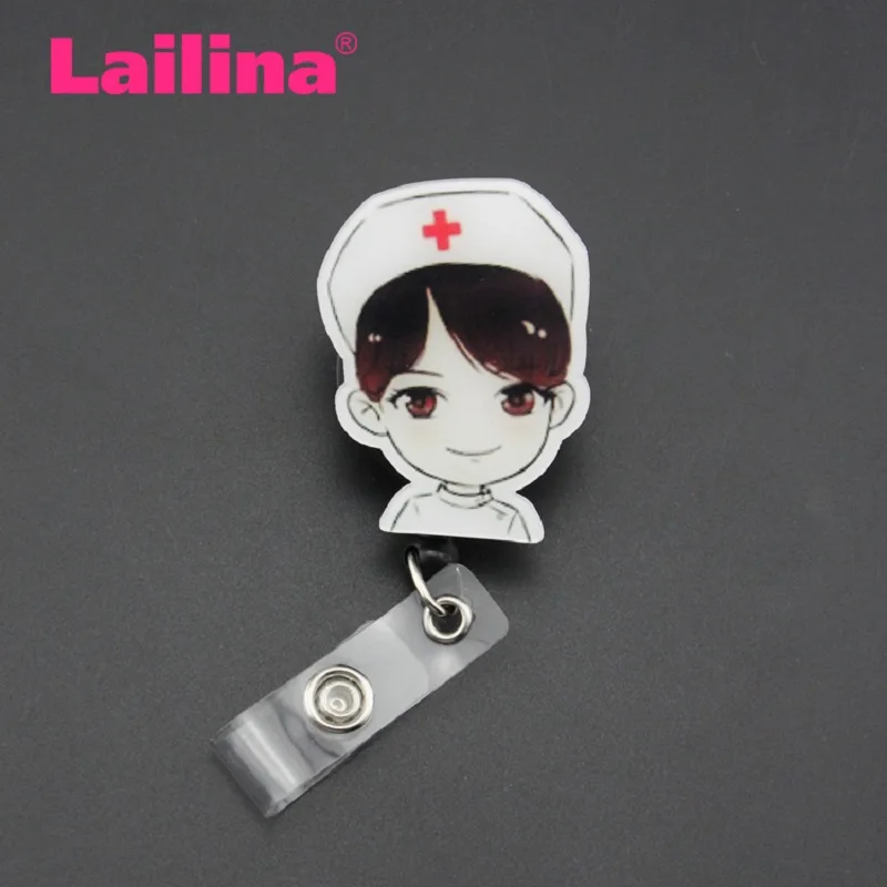 

30 pcs Boy Wear Doctor Cap Retractable Badge Reel/Id Badge Holder