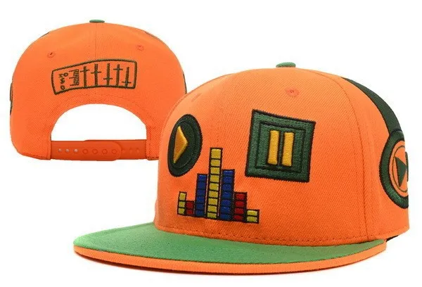 Music Headphone Snapback Orange