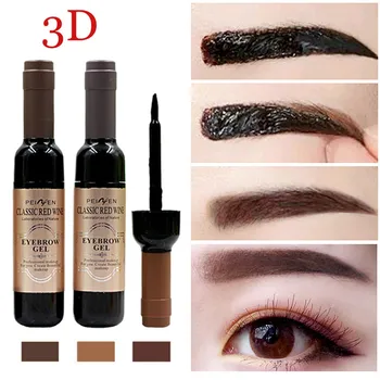 

1Pc Tattoo Eyebrow Gel Eye Brow Shadow Eyebrown Gel Cosmetics Makeup Pen High Pigmented Black Coffee Gray Peel Off Make up