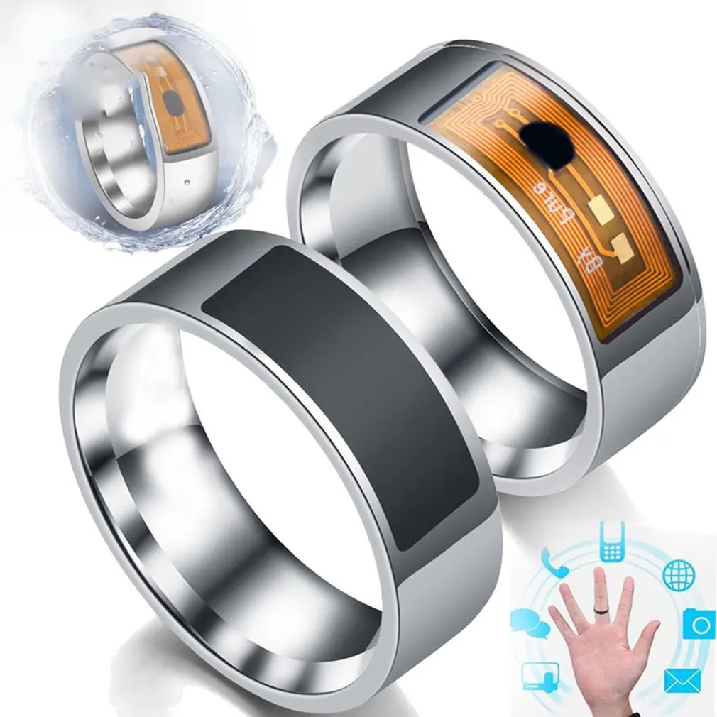 

Men women NFC Smart Ring Dust-proof Wear Fashion Smart Ring Intelligent Access Door Switch Controller Digital Finger Wear