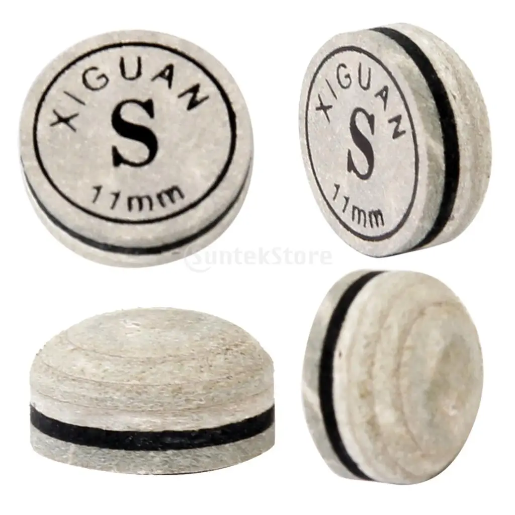 Pool Cue Tips Billiard Cue Tips Billiard Accessories 1Pcs Snooker Cue Tip with Artificial Leather Humidity Resistant Box Glue on Rate S Indoor Game Snooker Billiard Accessories