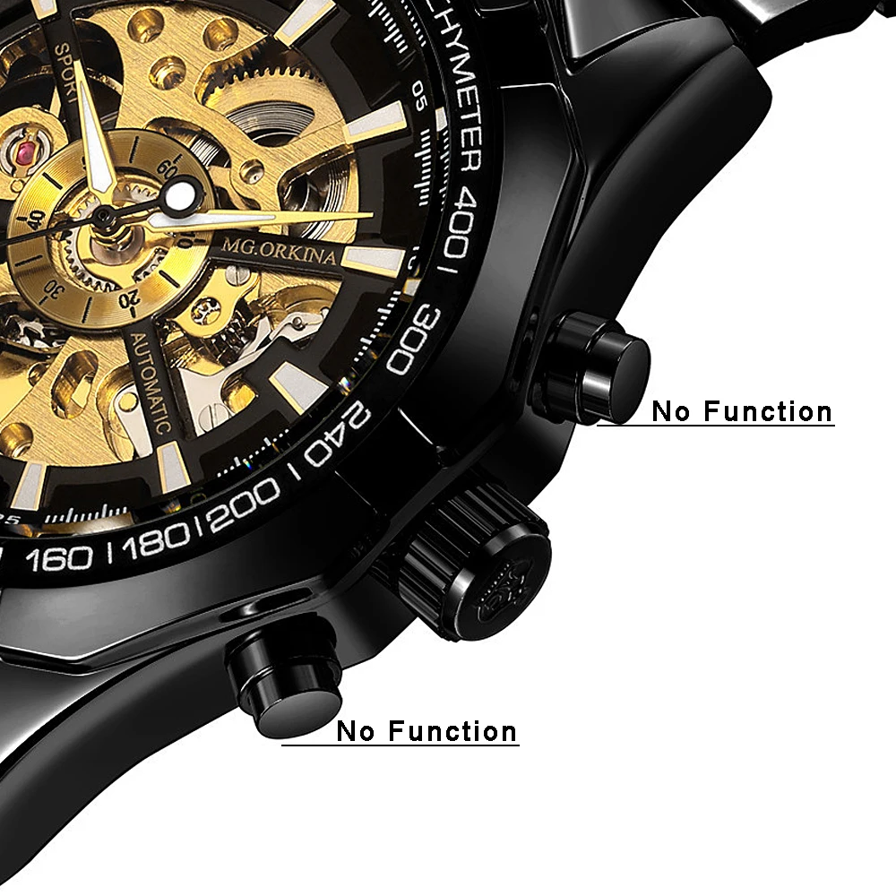 black skeleton automatic watch men 2