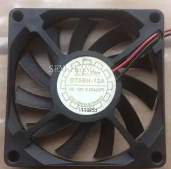 

for 7010 D70BH-12A 12V 0.25A 2 wires ball beaering cooling fan,7cm cpu fan