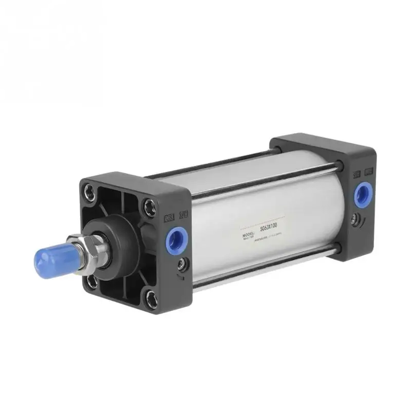 

Cylinder 63mm Bore 100mm Stroke Screwed Piston Rod Pneumatic Air Cylinder Dual ActionNew