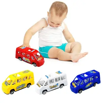 

Baby Bus Toy Multicolor Seat Slide Back School Model Toys for Child Gifts for Children Birthday Xmas Gift colors random