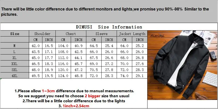 DIMUSI, мужские куртки, весна-осень, повседневные однотонные пальто, мужская спортивная одежда, бейсбольные тонкие куртки, мужские куртки-бомбер, 4XL, YA824