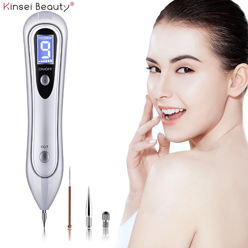 

Newest 9 Level Laser Freckle Removal Machine Skin Mole Removal Dark Spot Remover for Face Wart Tag Tattoo Remaval Cleansing Pen