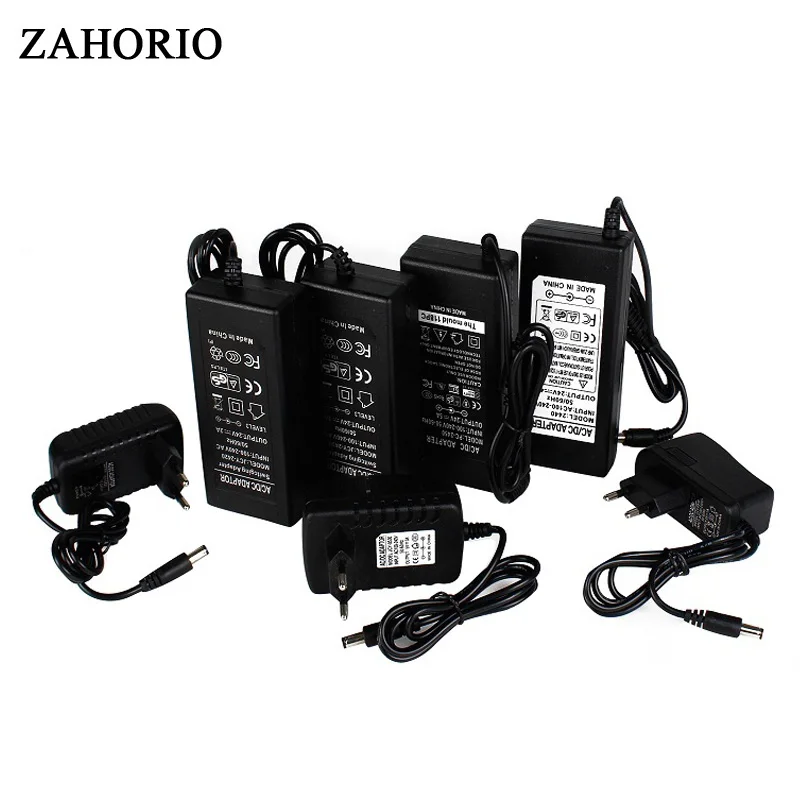 Питание адаптер Светодиодный драйвер переменного тока 100V 240V DC/DC 12V 1A 2A 3A 5A 6A 8A