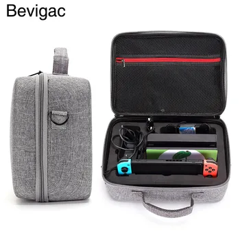 

Bevigac Waterproof EVA Storage Carry Protective Case Bag with Shoulder Strap for Nintendo Nintend Switch Controller Accessories