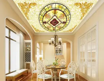 

mural wallpaper ceiling room custom Pattern 3d living room bedroom ceiling 3d wallpaper wall murals